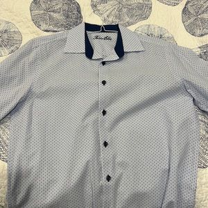 Brand new blue button down